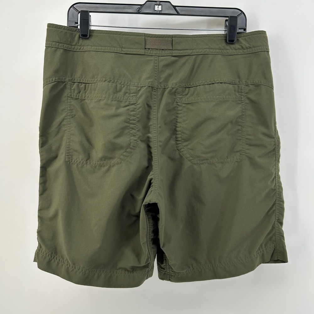 Mountain Hardwear Hiking Shorts Mens 34 Green Nylon Belted Gorpcore OM5393 - Picture 2 of 9